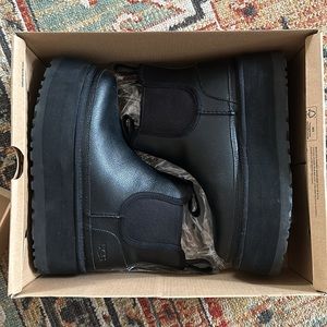 UGG Black Platform Boots